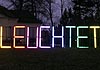 Lichtinstallation im Schlosspark, Februar 2007