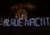 Blaue Nacht Nürnberg 2007, Lichtkunst, Lichtbuchstaben