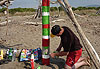 Strandkunst, Beachart, Beach Art, Treibholz, Workshop, Mittelmeer, Toskana