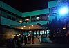 Werner Heisenberg Gymnasium, Garching, abrissparty, whg, citicolour, lichtkunst, lichtaktion