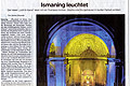 Süddeutsche Zeitung 16.10.2010, st ursula, münchen. lichtkunst, lichtaktion, kirche im licht, kirchenbeleuchtung, 